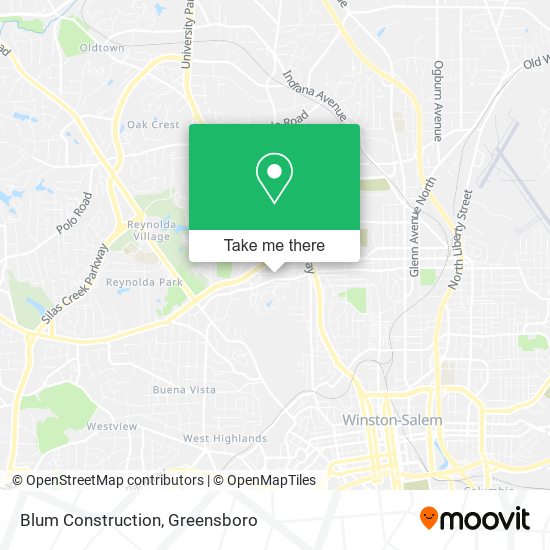 Mapa de Blum Construction