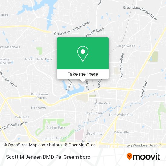 Scott M Jensen DMD Pa map