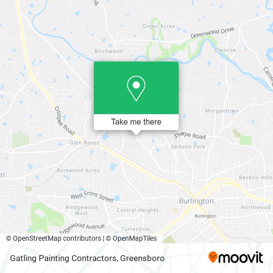 Gatling Painting Contractors map