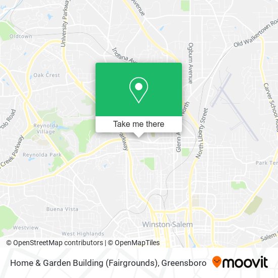 Home & Garden Building (Fairgrounds) map