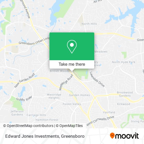 Mapa de Edward Jones Investments