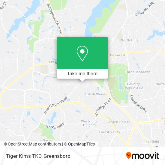 Mapa de Tiger Kim's TKD