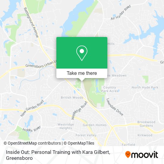 Mapa de Inside Out: Personal Training with Kara Gilbert