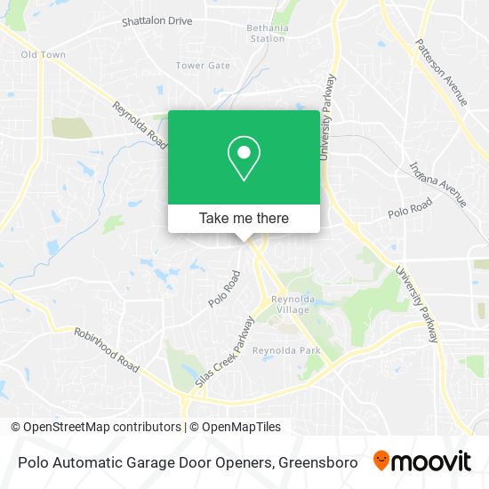 Polo Automatic Garage Door Openers map
