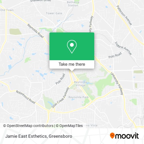 Mapa de Jamie East Esthetics