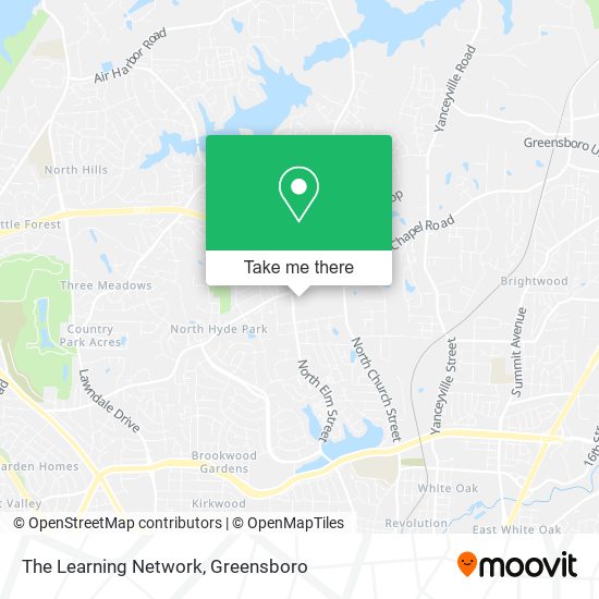 The Learning Network map