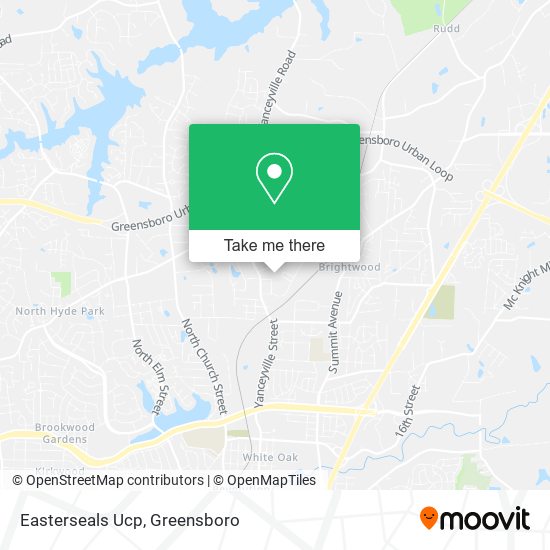 Mapa de Easterseals Ucp