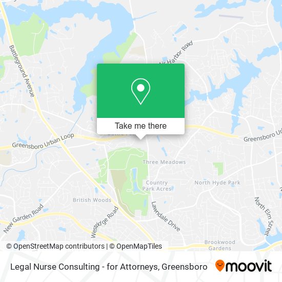 Legal Nurse Consulting - for Attorneys map