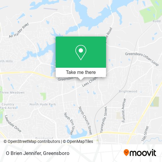 O Brien Jennifer map