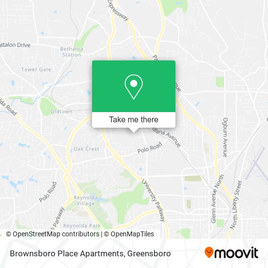 Brownsboro Place Apartments map