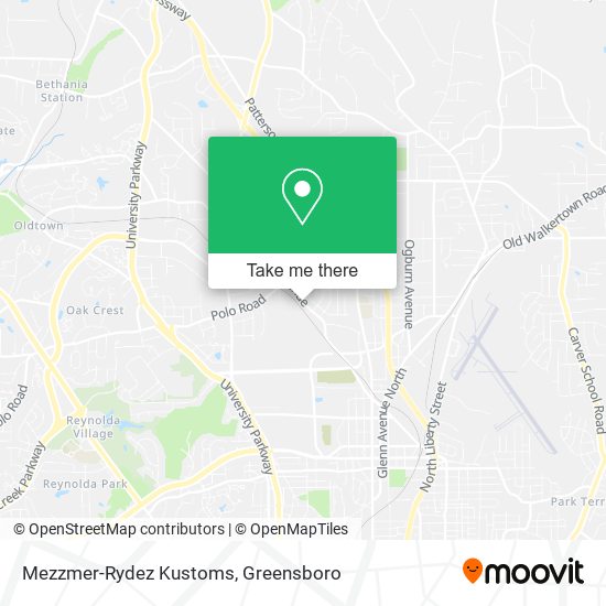 Mezzmer-Rydez Kustoms map