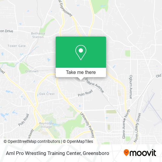 Mapa de Aml Pro Wrestling Training Center