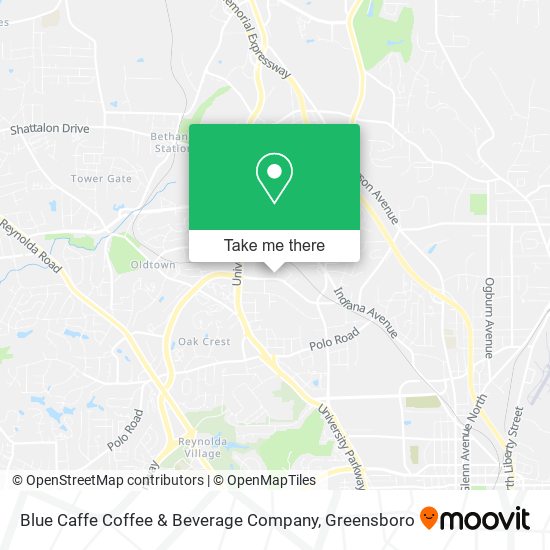 Blue Caffe Coffee & Beverage Company map