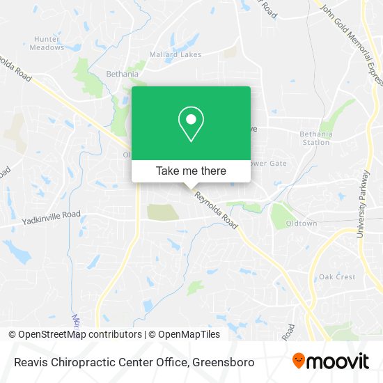 Mapa de Reavis Chiropractic Center Office