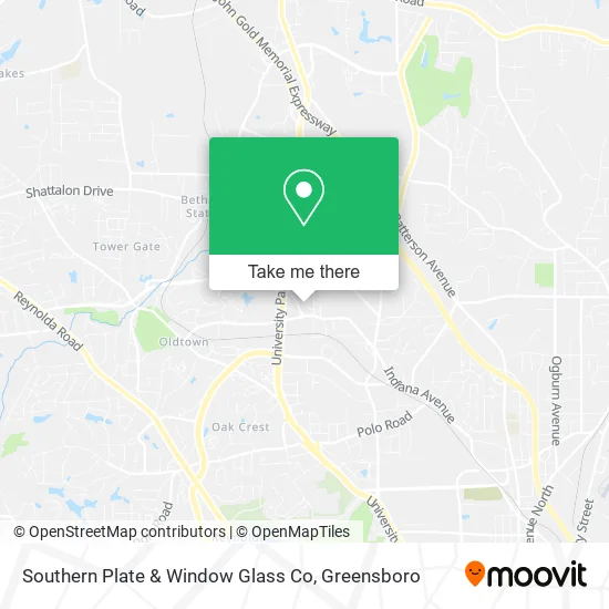 Southern Plate & Window Glass Co map