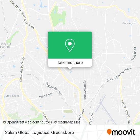 Salem Global Logistics map