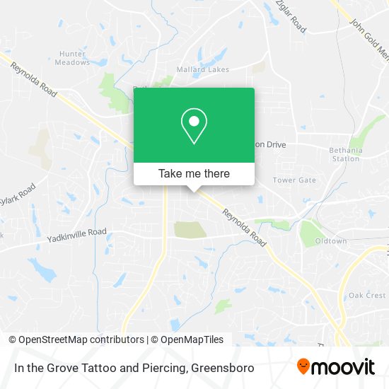 Mapa de In the Grove Tattoo and Piercing