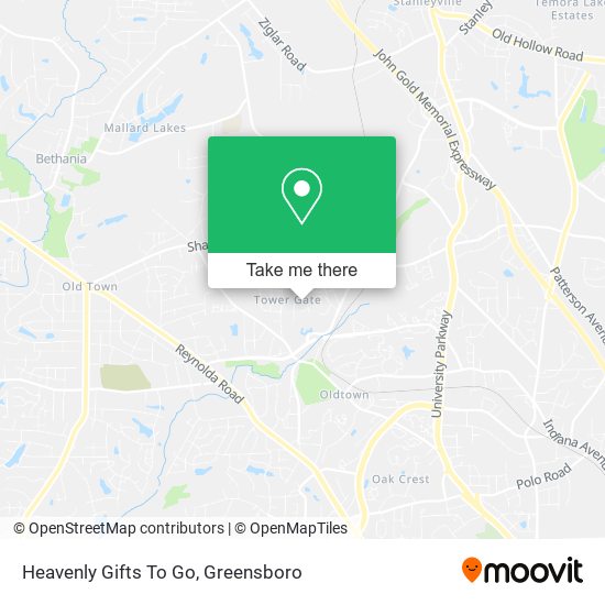 Mapa de Heavenly Gifts To Go