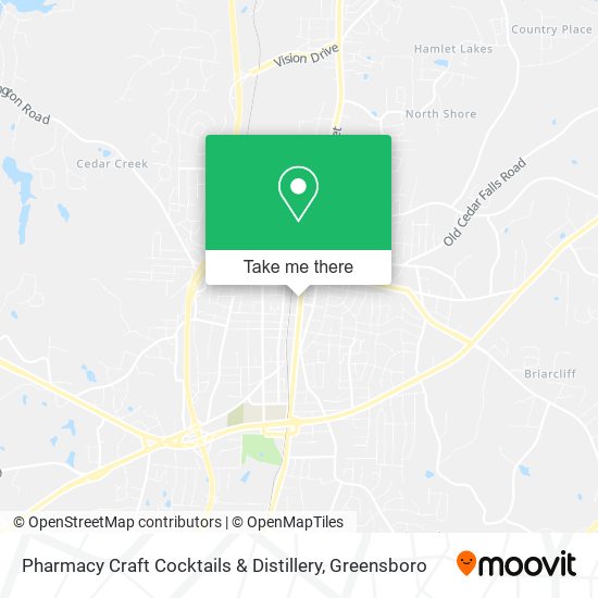 Pharmacy Craft Cocktails & Distillery map