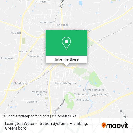 Lexington Water Filtration Systems Plumbing map