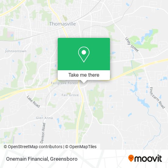 Onemain Financial map