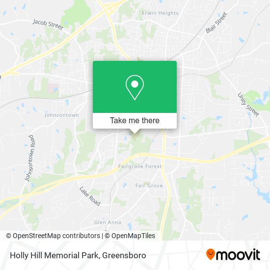 Holly Hill Memorial Park map