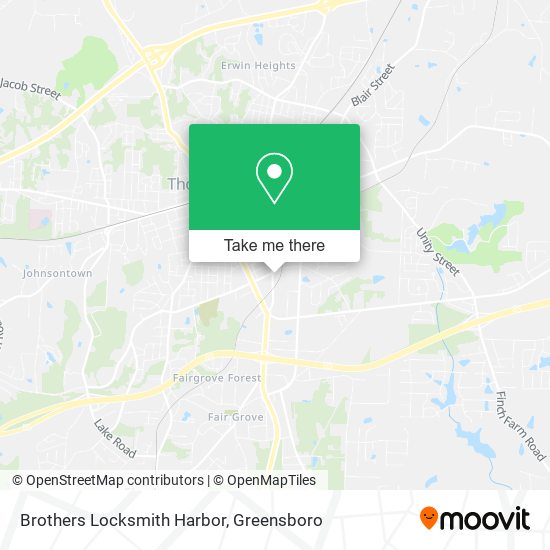 Brothers Locksmith Harbor map