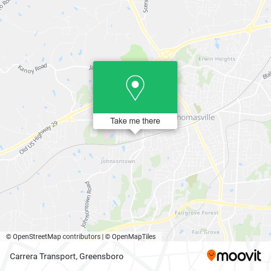 Carrera Transport map