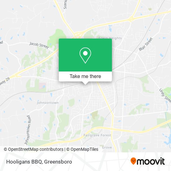 Mapa de Hooligans BBQ