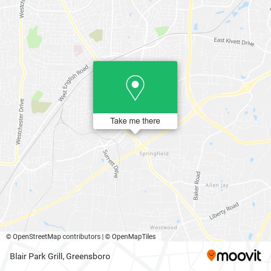 Mapa de Blair Park Grill