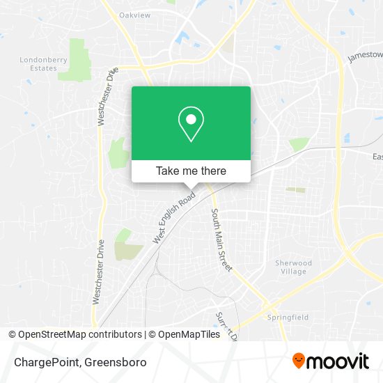 Mapa de ChargePoint