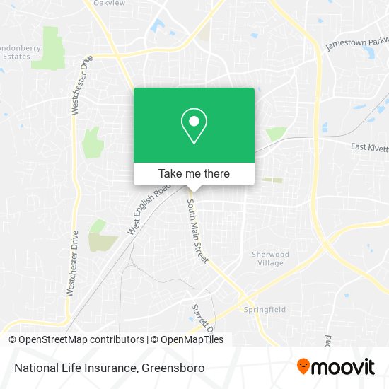 National Life Insurance map