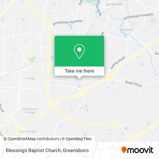 Blessings Baptist Church map