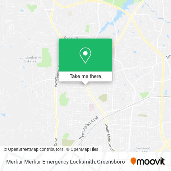 Mapa de Merkur Merkur Emergency Locksmith