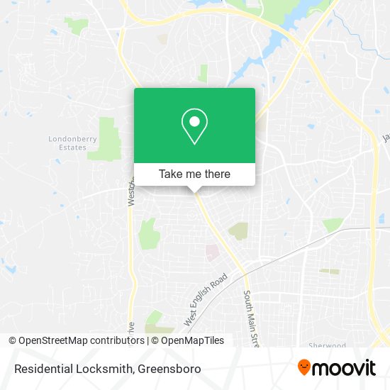 Mapa de Residential Locksmith