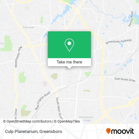 Mapa de Culp Planetarium