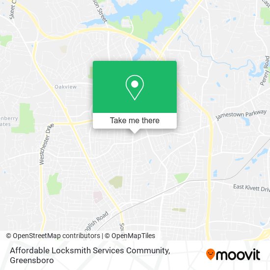 Mapa de Affordable Locksmith Services Community