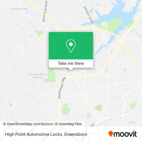 High Point Automotive Locks map