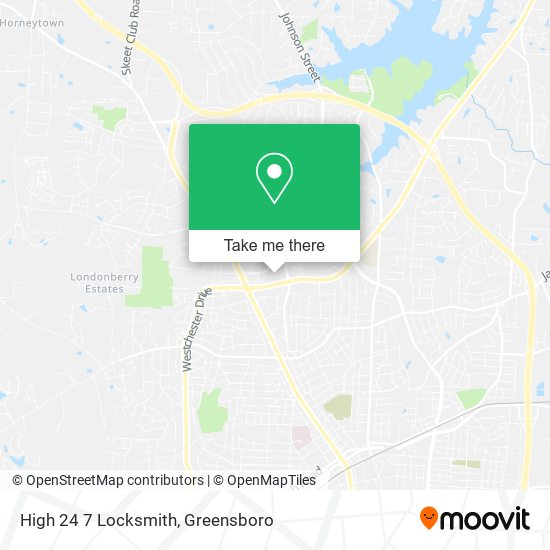 Mapa de High 24 7 Locksmith