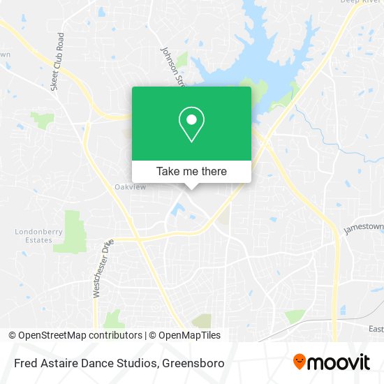 Fred Astaire Dance Studios map