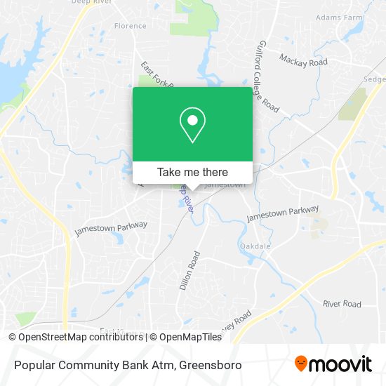 Mapa de Popular Community Bank Atm
