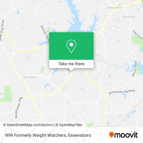 WW Formerly Weight Watchers map