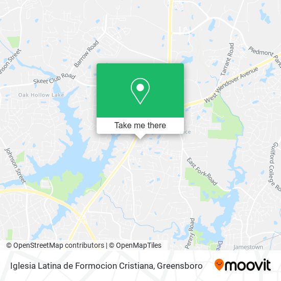 Iglesia Latina de Formocion Cristiana map
