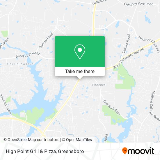 High Point Grill & Pizza map