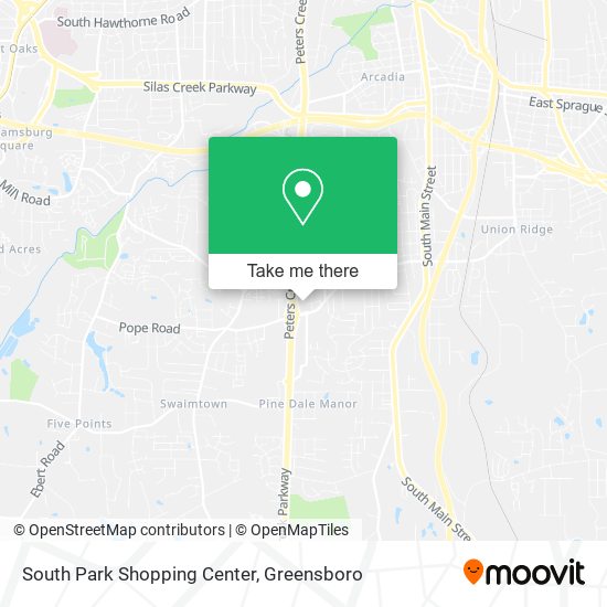 South Park Shopping Center map