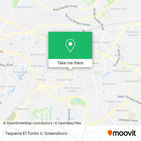 Taqueria El Torito II map