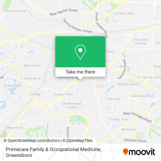 Primecare Family & Occupational Medicine map