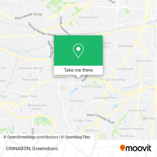 CINNABON map