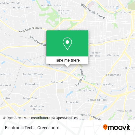 Electronic Techs map