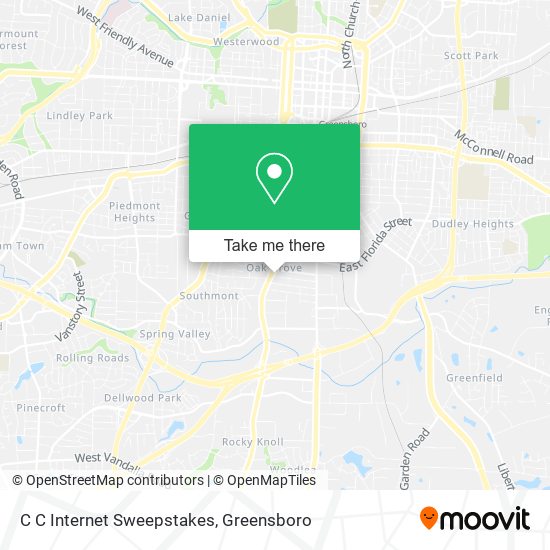 C C Internet Sweepstakes map